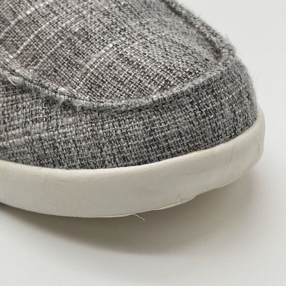 ORTHOCOMFOOT Boat Shoes Mens Size 12 Heather Gray Slip-On Loafers Comfort Canvas - Picture 16 of 16